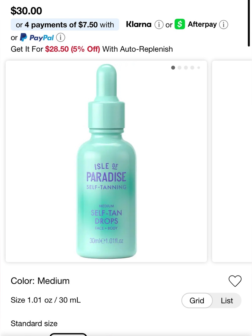 Isle of Paradise Self Tan Drops